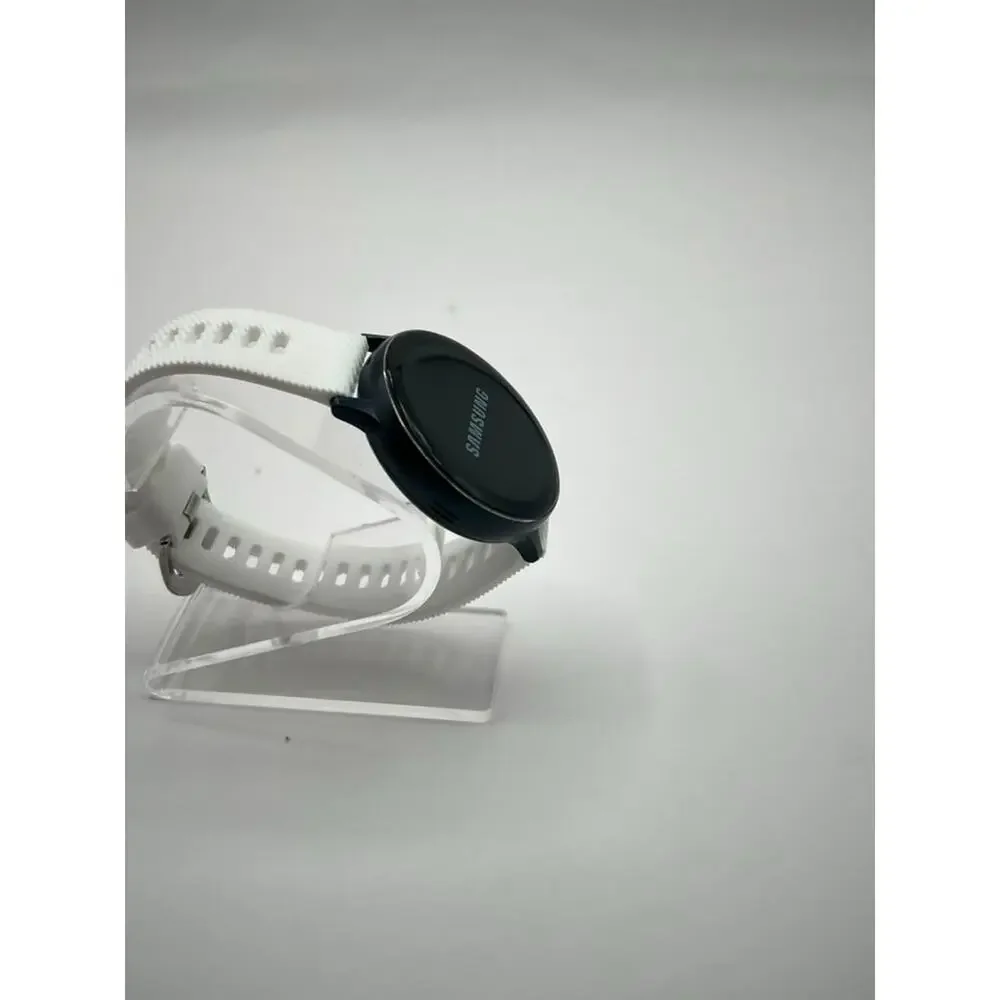 Samsung Galaxy Watch Active2 SM-R820 44mm Smartwatch Dark Blue White Band Tested
